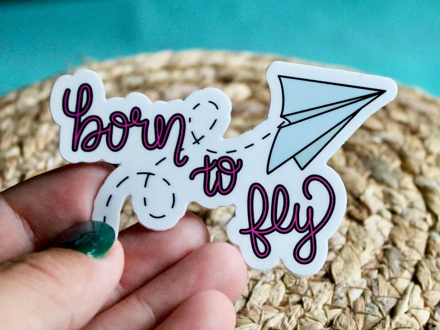 Born to Fly Sticker