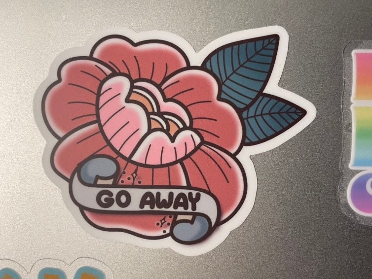 Sticker Go away